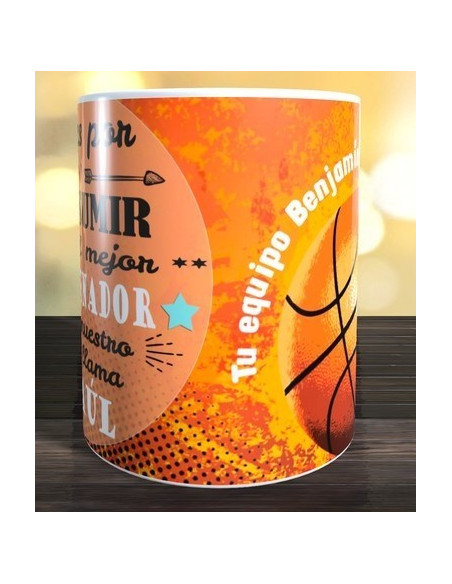 Taza regalo entrenador de baloncesto