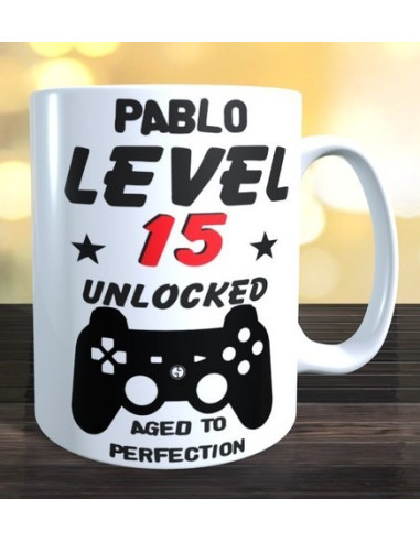 Taza cumpleaños GAMER