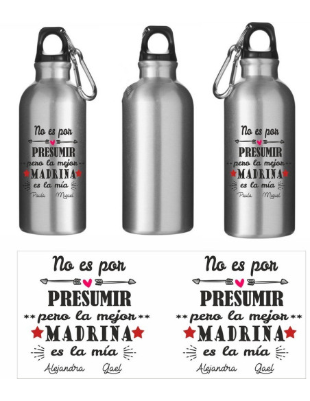 Cantimplora personalizada MADRINA