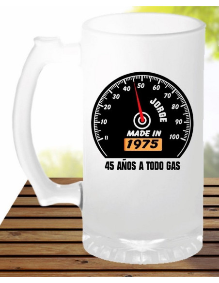 Jarra cerveza A TODO GAS