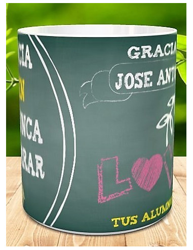 Taza la influencia de un profesor nunca se puede borrar