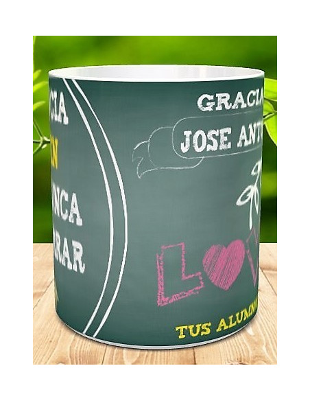 Taza la influencia de un profesor nunca se puede borrar