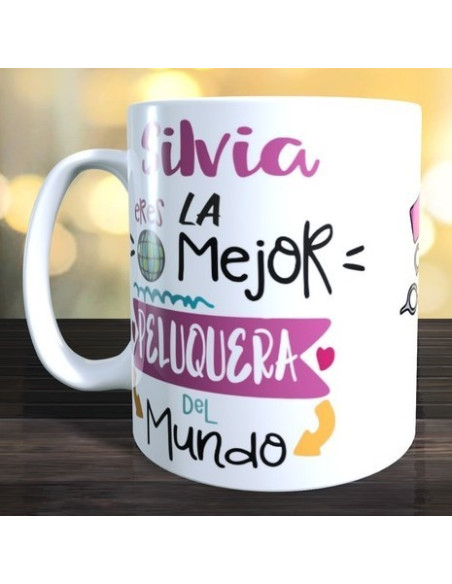 Taza La mejor peluquera