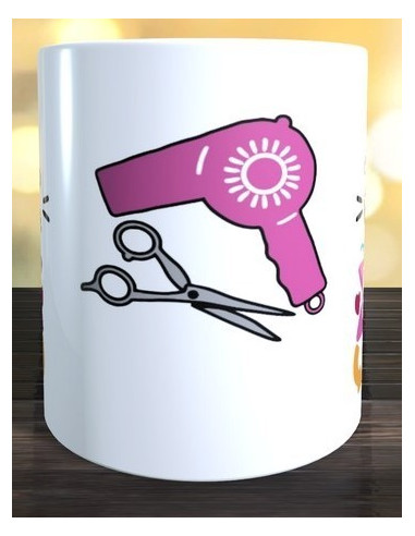 Taza La mejor peluquera