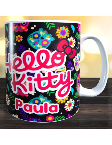 Taza Calavera Hello Kitty