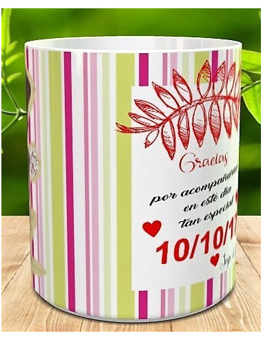 Taza detalle de Boda