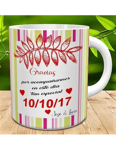 Taza detalle de Boda