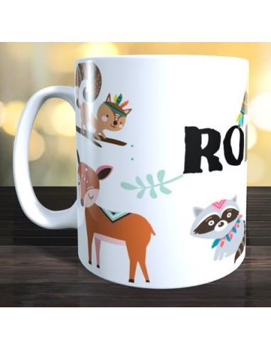 Taza infantil animales