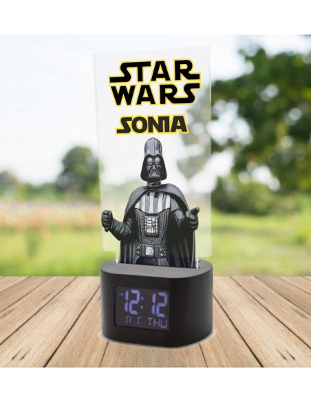 Cuadro reloj STAR WARS multicolor