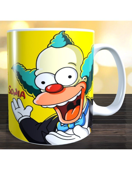 Taza Krusty el payaso