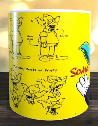 Taza Krusty el payaso