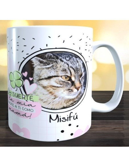 Taza mamá de gato
