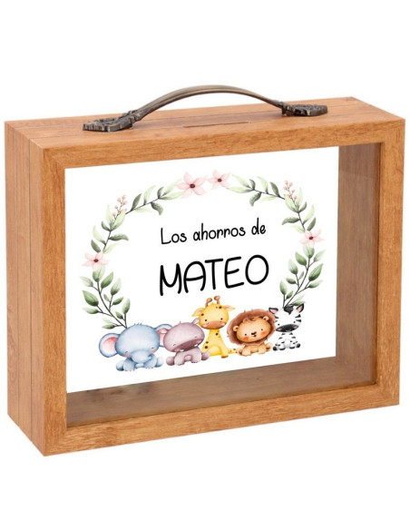 Hucha de madera Patrulla canina