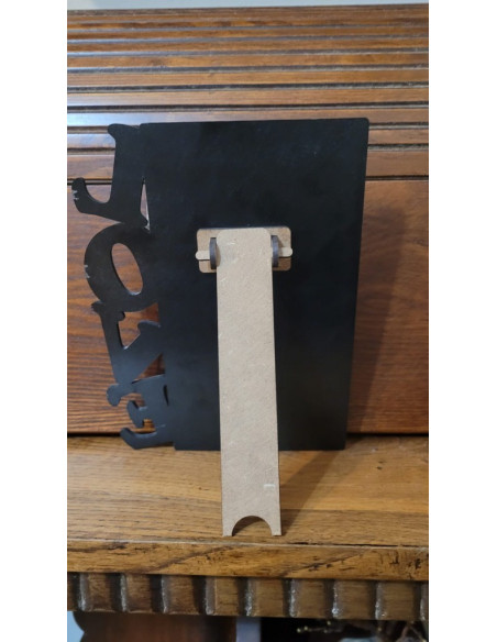 Panel fotográfico de madera LOVE