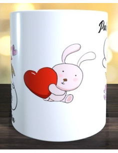 Taza la sonrisa es mia, el motivo eres tu 2