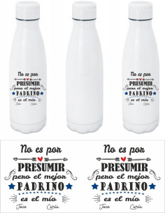 Botella personalizada padrino 2