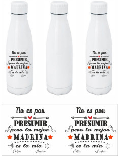 Botella personalizada madrina 2