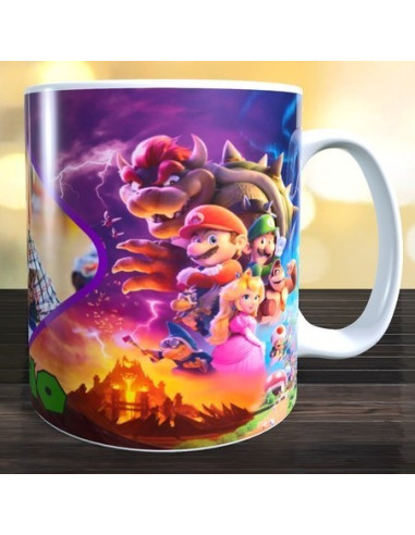Taza Super Mario Bros  con foto