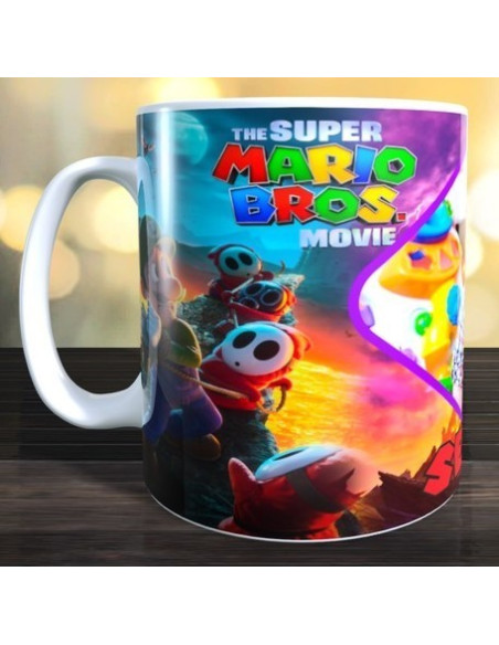 Taza Super Mario Bros  con foto