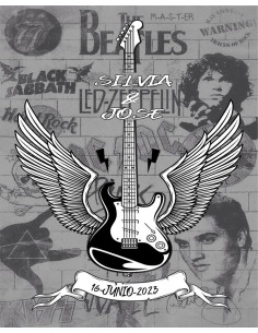 Lienzo Rock and Roll