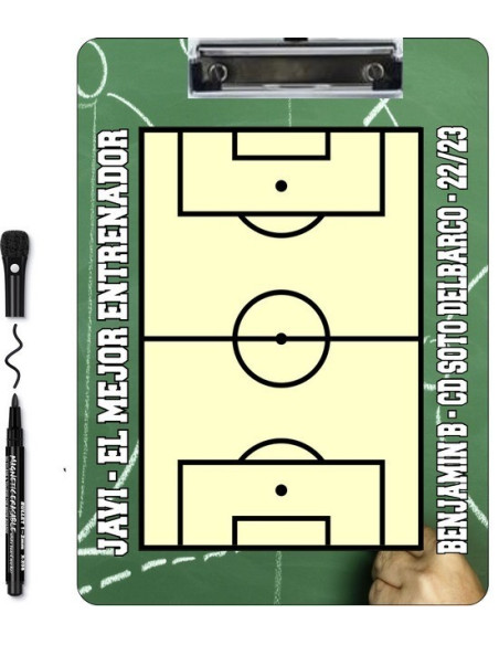 Pizarra entrenador Fútbol