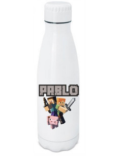 Botella personalizada Minecraft