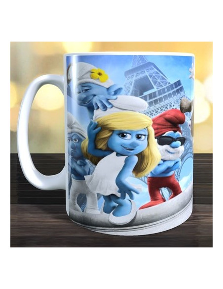 Taza Los Pitufos