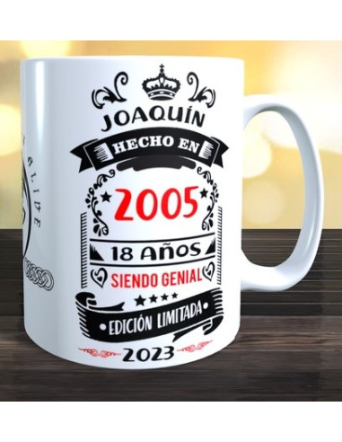 Taza Leyenda - Hecho en...
