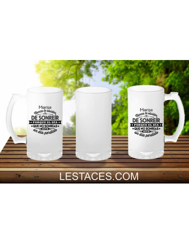 Jarra nunca te olvides de sonreir