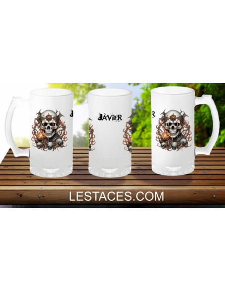 Jarra calavera personalizada