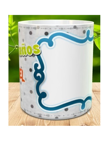 Taza feliz cumpleaños (con foto)
