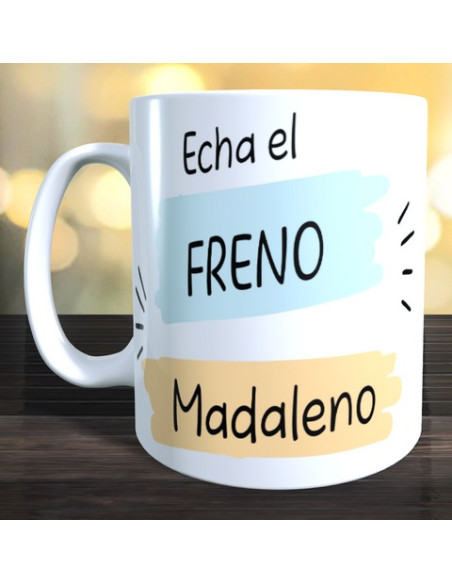 Taza echa el freno macareno