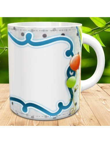 Taza feliz cumpleaños (con foto)