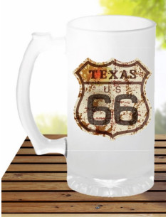 Jarra cerveza RUTA 66