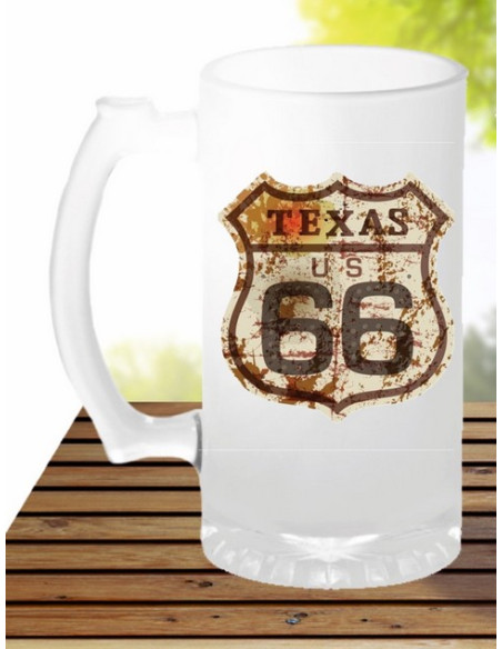 Jarra cerveza RUTA 66