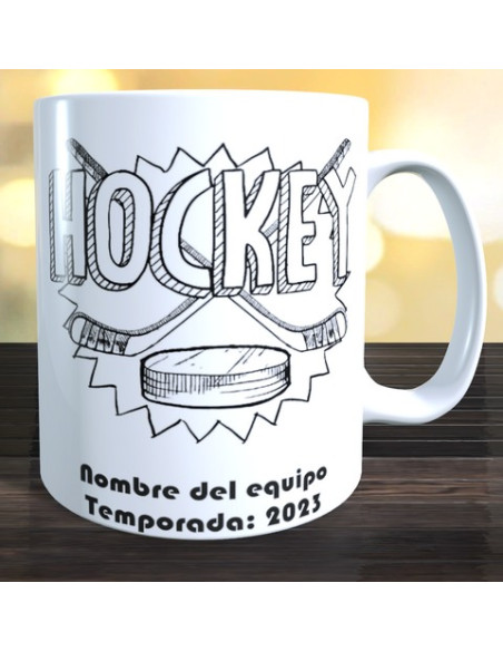 Taza regalo entrenador Hockey Linea