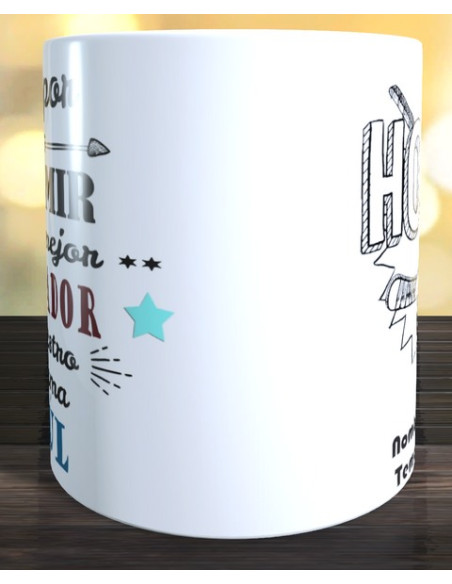 Taza regalo entrenador Hockey Linea