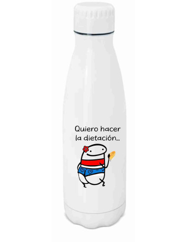Botella quiero hacer la dietacion