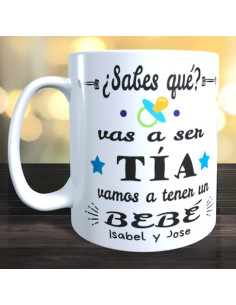 Taza vas a ser tía
