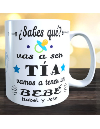Taza vas a ser tía