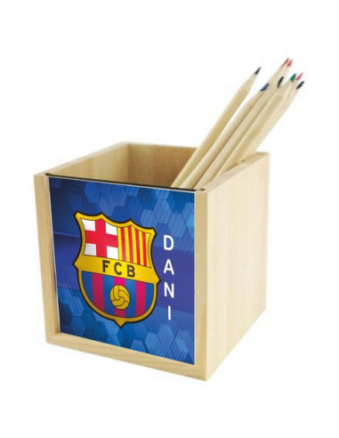 PACK Portalápices madera FC Barcelona +...