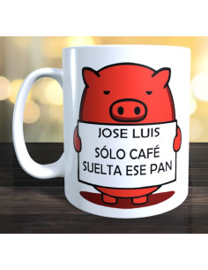 Taza solo cafe suelte ese pan