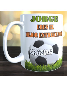 Taza regalo entrenador (con foto del equipo)