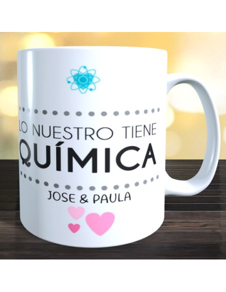 Taza Lo nuestro tiene química