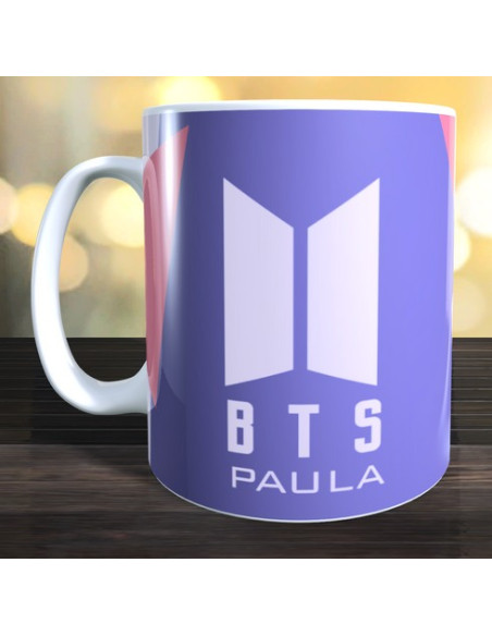 Taza BTS personalizada