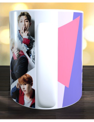 Taza BTS personalizada