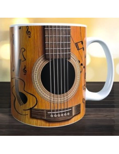 Taza guitarra personalizada