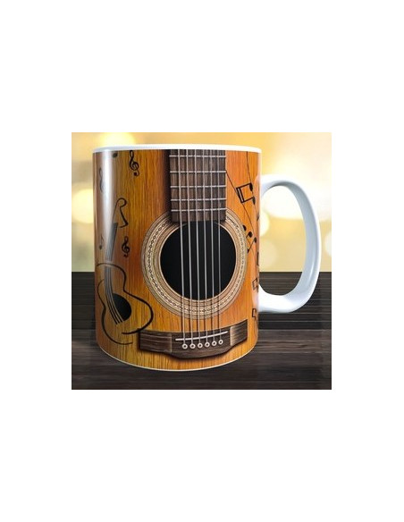 Taza guitarra personalizada