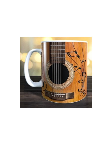 Taza guitarra personalizada