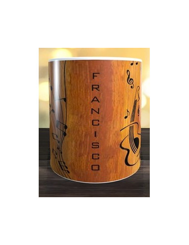 Taza guitarra personalizada